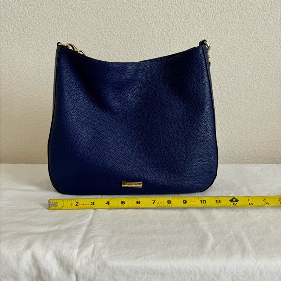Kate Spade Shoulder Bag- blue, pebbled leather - Picture 6 of 10